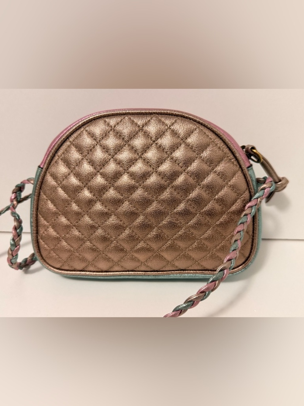 Authentic Gucci Trapuntata Mini Multicoloured Crossbody | Leather Bag - Picture 3 of 15